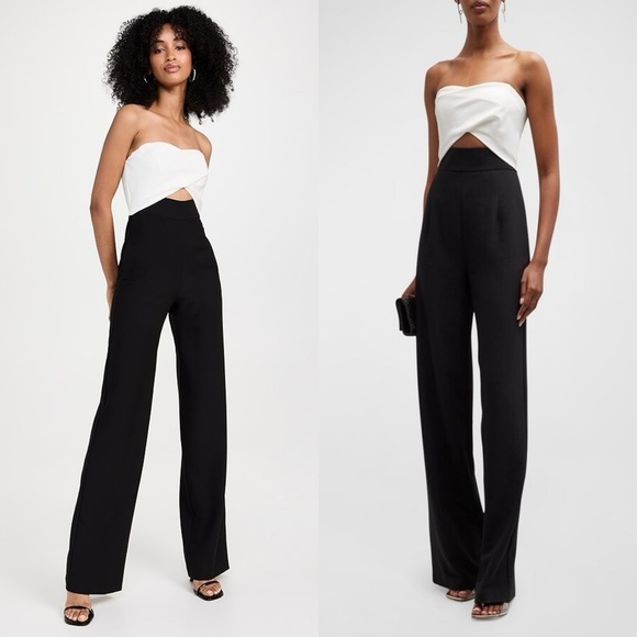 BLACK HALO Jada Black Jumpsuit 10 - Picture 1 of 10
